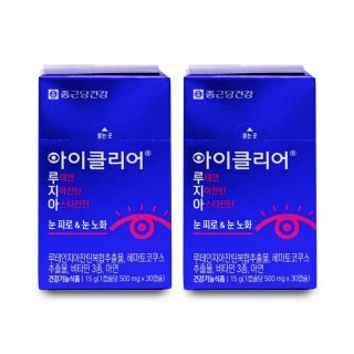 307.종근당건강 아이클리어 루테인아스타잔틴 500mg x 30c