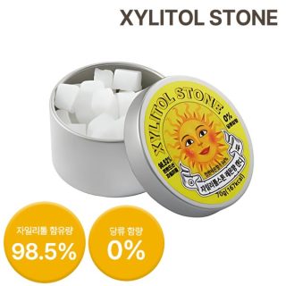 68.(new) 자일리톨스톤 틴케이스 레몬 70g