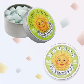 70.(new) 자일리톨스톤 틴케이스 청포도 70g