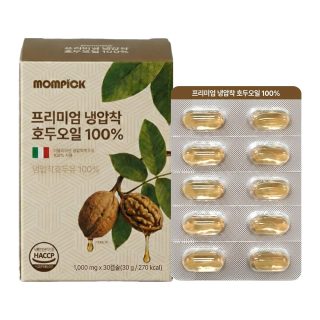 45.맘픽 호두오일 100% 1,000mgx30캡슐