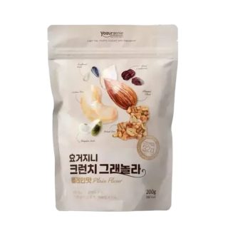 155.요거지니 크런치 그래놀라 플레인맛 200g